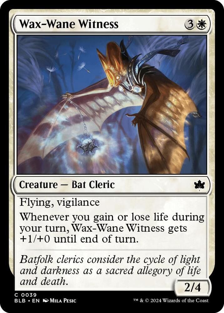 Wax-Wane Witness - Bloomburrow (BLB) Bloomburrow (Español)