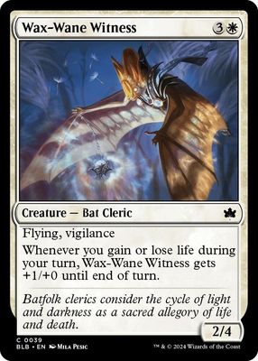 Wax-Wane Witness - Bloomburrow (BLB) Bloomburrow