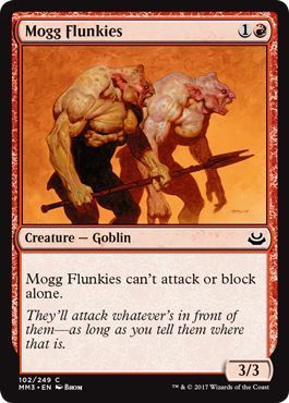 Mogg Flunkies 102/249
Modern Masters 2017 Singles