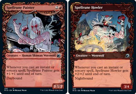 Spellrune Painter | Spellrune Howler 295 - Showcase Equinox Innistrad: Midnight Hunt Collector Booster Singles