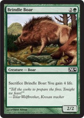 Brindle Boar 167/249 - Magic 2014 (M14) Singles