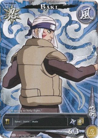 Baki - N-1269 - Uncommon
Naruto: Weapons of War Foil