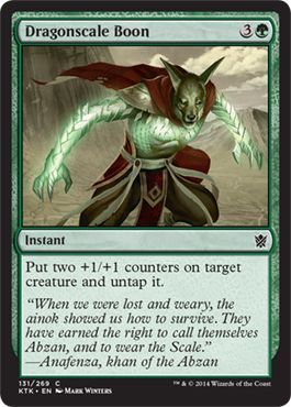 Dragonscale Boon 131/269 Khans of Tarkir Singles