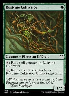 Rustvine Cultivator 181/271 Phyrexia All Will Be One Singles