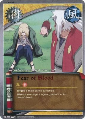 Fear of Blood - 836 - Rare
Naruto: Tournament (Chibi) Pack 3
