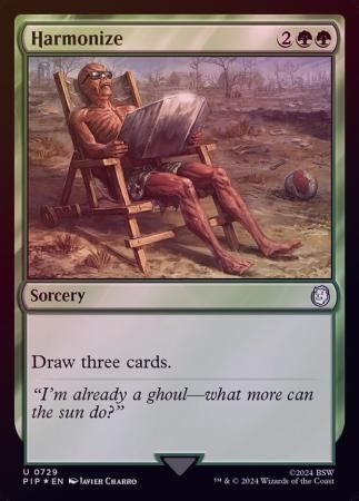 Harmonize Surge Foil 0729
Universes Beyond: Fallout Surge Foil Singles