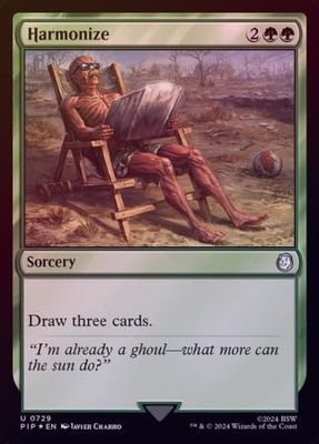 Harmonize Surge Foil 0729
Universes Beyond: Fallout Surge Foil Singles