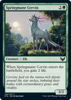 Springmane Cervin 144/275 Strixhaven: School of Mages Singles (Español)