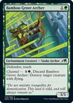 Bamboo Grove Archer 173/302
Kamigawa Neon Dynasty Singles