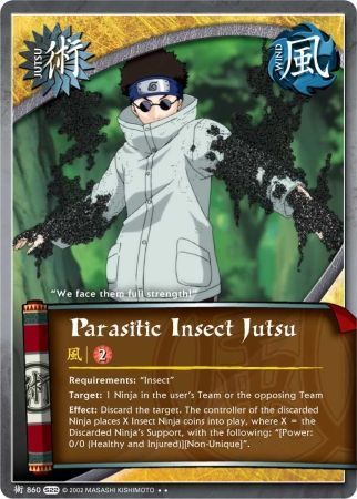 Parasitic Insect Jutsu - J-860 - Rare Naruto: Weapons of War