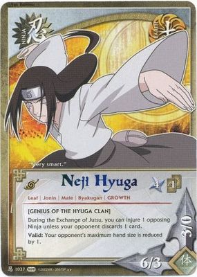 Neji Hyuga [Genius of The Hyuga Clan] - 1037 - Rare
Naruto: Tales of the Gallant Sage