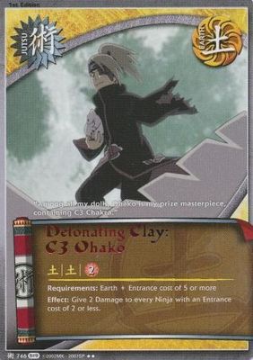 Detonating Clay: C3 Ohako - 746 - Rare
Naruto: Path of Pain