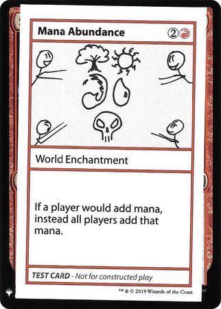 Mana Abundance (Planeswalker Symbol)
Mystery Booster Test Card with Planeswalker Symbol Singles