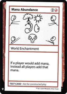 Mana Abundance (Planeswalker Symbol)
Mystery Booster Test Card with Planeswalker Symbol Singles