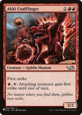 Akki Coalflinger 033/062 - The List
The List Singles