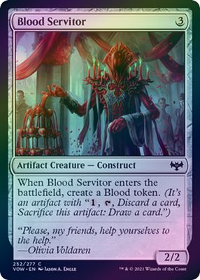 Blood Servitor 252/277 - Foil
Innistrad: Crimson Vow Foil Singles -español-