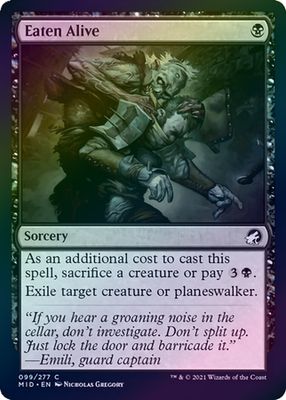 Eaten Alive 099/277 - Foil Innistrad: Midnight Hunt Foil Singles