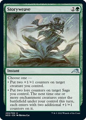 Storyweave 209/302 - Kamigawa Neon Dynasty Singles (Español)