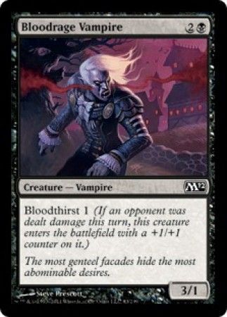Bloodrage Vampire
Magic 2012 (M12) Singles