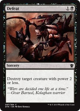 Defeat 097/264 - Dragons of Tarkir Singles