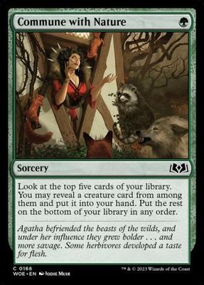 Commune with Nature 0166 - Wilds of Eldraine Singles