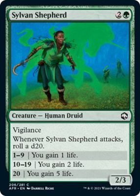 Sylvan Shepherd 206/281
Adventures in the Forgotten Realms Singles