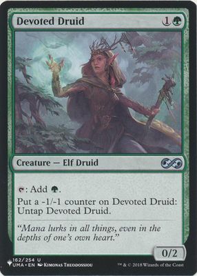 Devoted Druid 162/254 - The List
The List Singles