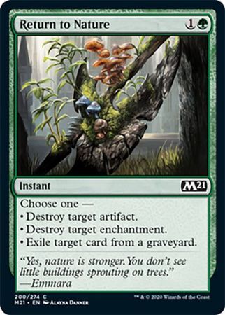 Return to Nature 200/274 - Magic 2021 (M21) Singles (Español)