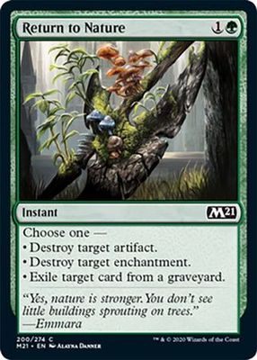 Return to Nature 200/274 - Magic 2021 (M21) Singles (Español)