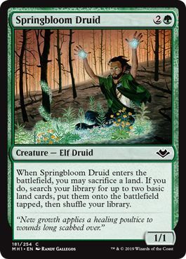Springbloom Druid 181/254 Modern Horizons Singles