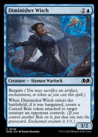 Diminisher Witch 0046 Wilds of Eldraine Singles (Español)