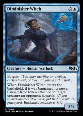 Diminisher Witch 0046 Wilds of Eldraine Singles (Español)
