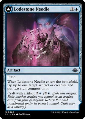 Lodestone Needle - The Lost Caverns of Ixalan (LCI)
The Lost Caverns of Ixalan