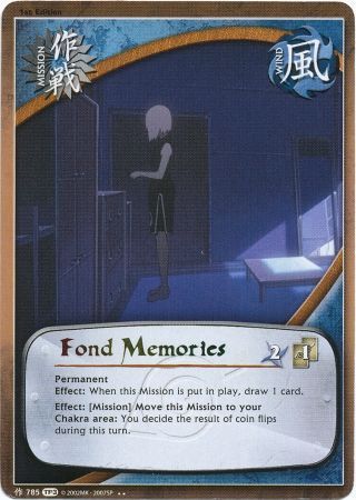 Fond Memories - 785 - Rare
Naruto: Tournament (Chibi) Pack 3
