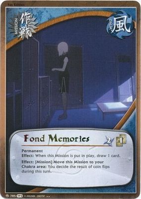 Fond Memories - 785 - Rare
Naruto: Tournament (Chibi) Pack 3