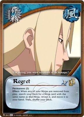 Regret - 842 - Rare
Naruto: Invasion