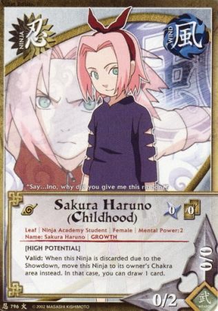 Sakura Haruno (Childhood) - n-796 - Common Naruto: Will of Fire Foil