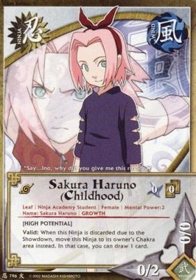 Sakura Haruno (Childhood) - n-796 - Common Naruto: Will of Fire Foil