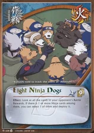 Eight Ninja Dogs - M-428 - Rare
Naruto: Fateful Reunion