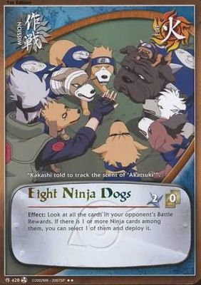 Eight Ninja Dogs - M-428 - Rare
Naruto: Fateful Reunion