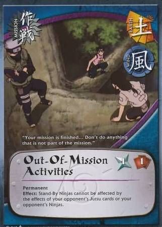 Out-Of-Mission Activities - 318 - Common
Naruto: Lineage of the Legends Foil