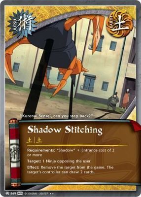 Shadow Stitching - 869 - Rare
Naruto: Invasion