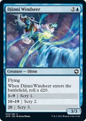 Djinni Windseer 055/281 - Adventures in the Forgotten Realms Singles