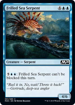 Frilled Sea Serpent 061/280
Magic 2020 (M20) Singles