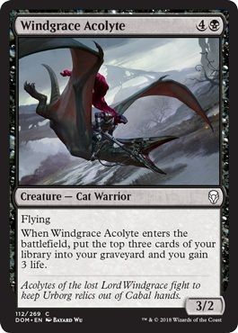 Windgrace Acolyte 112/269
Dominaria Singles