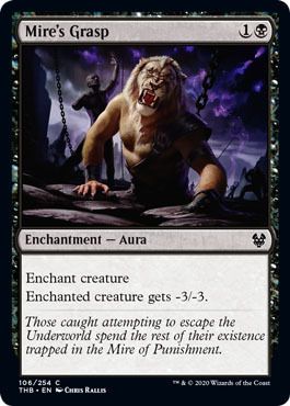 Mire&#39;s Grasp 106/254 Theros: Beyond Death Singles (Español)