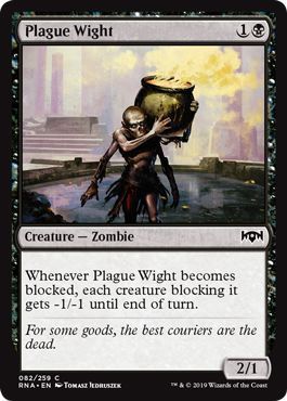 Plague Wight 082/259 Ravnica Allegiance Singles