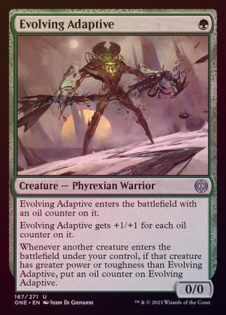 Evolving Adaptive 167/271 - Foil Phyrexia All Will Be One Foil Singles