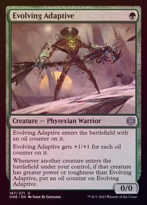 Evolving Adaptive 167/271 - Foil Phyrexia All Will Be One Foil Singles