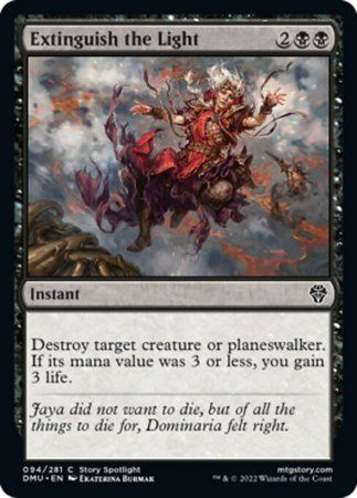 Extinguish the Light 094/281 - Dominaria United Singles (Español)